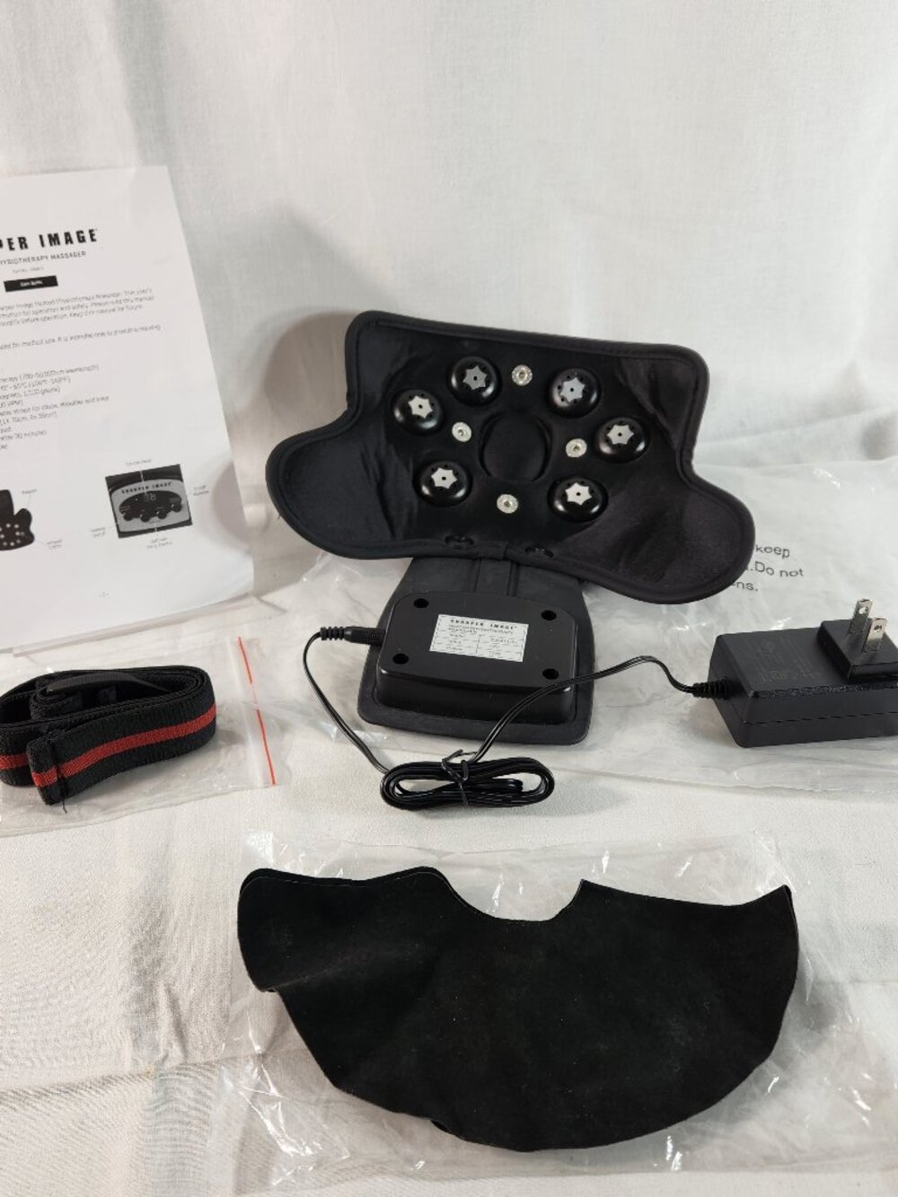 Sharper Image Heated Physiotherapy Massager Portable Elbow Shoulder Knee Adjust